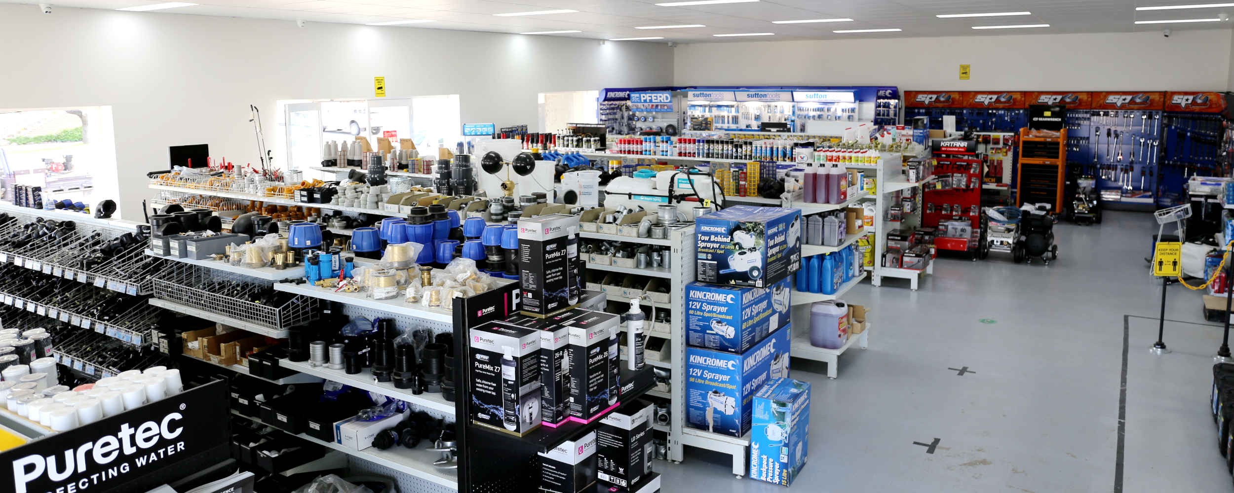 Extensive Range in store from quality brands